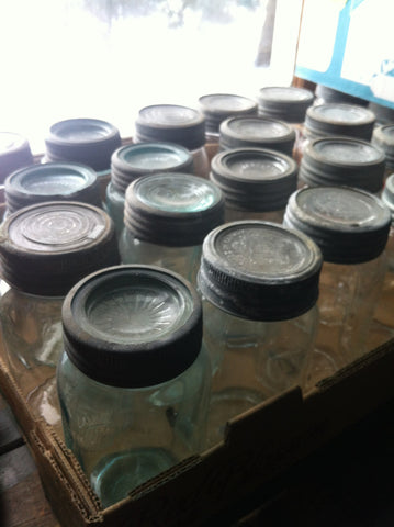 Antique Mason Jars