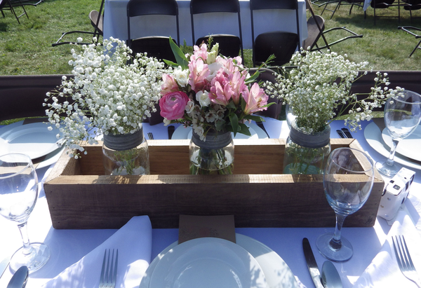 Rustic Flower Boxes