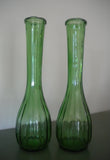 Emerald Green Glass Bud Vase