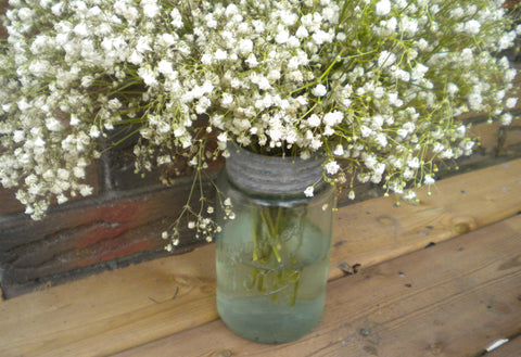 Antique Aqua Tint Mason Jar